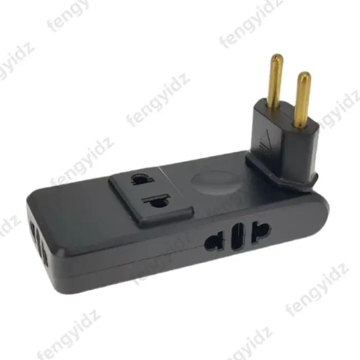 Prise d'extension UE 4 en 1 pliable pour bureau et voyageurs France Allemagne Espagne et USA compatibles occasions spéciales blanc ou noir
