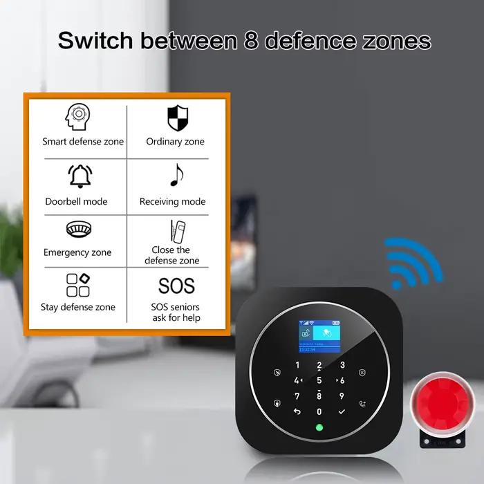 Système d'alarme Wifi GSM pour la maison