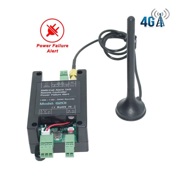 Ouvre-porte intelligent GSM SMS/Appel 4G / Alarme de surveillance environnementale G201 avec télécom