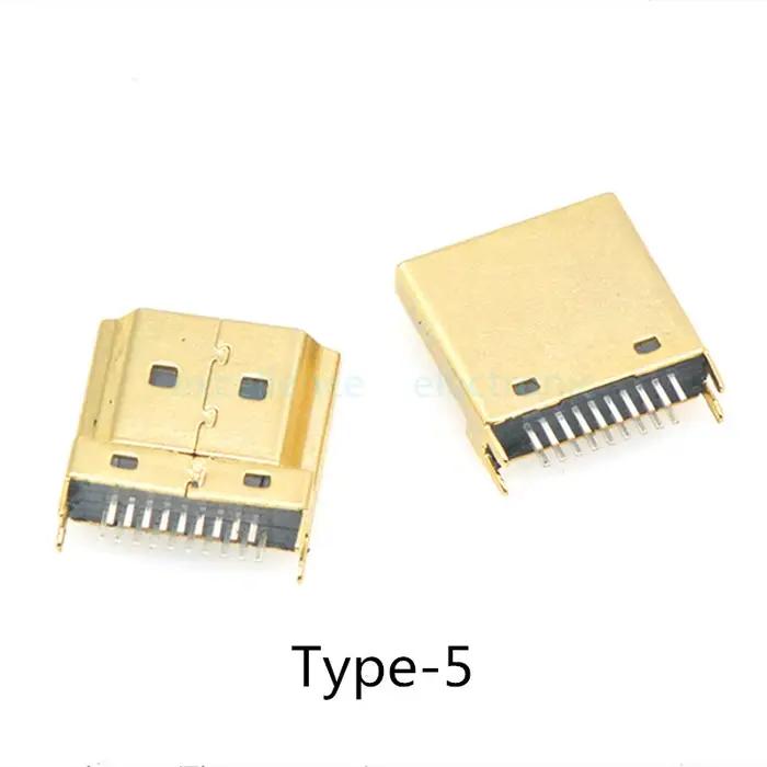 Connecteur d'interface HDMI HD SMD 19 broches 19P