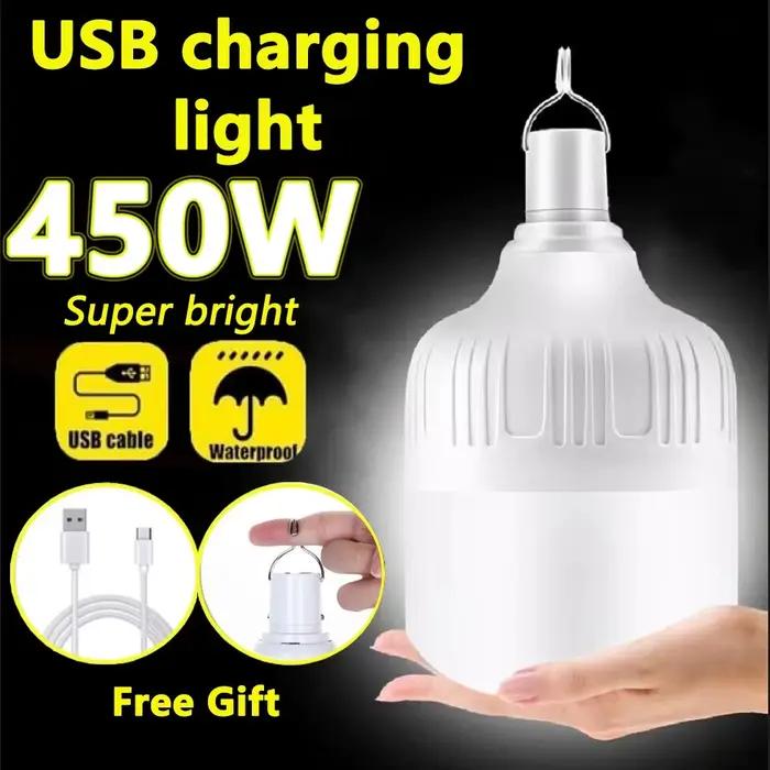 USB Rechargeable LED multifonctionnel lumières de secours maison extérieure lanternes portables lampe