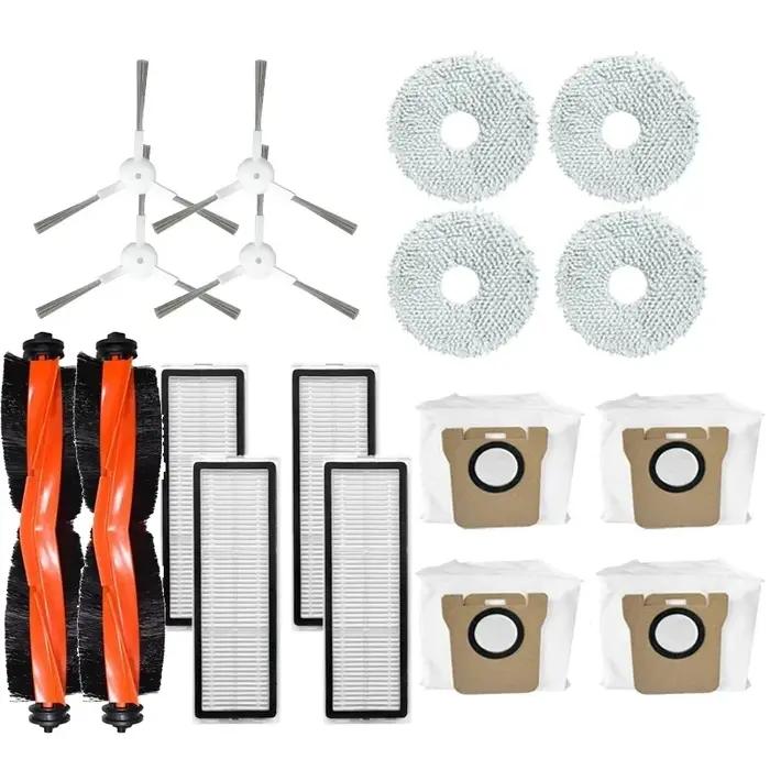 Kit pièces de rechange pour aspirateur robot Xiaomi X20 Plus en tissu et plastique ABS avec 27 couleurs pour entretien maison