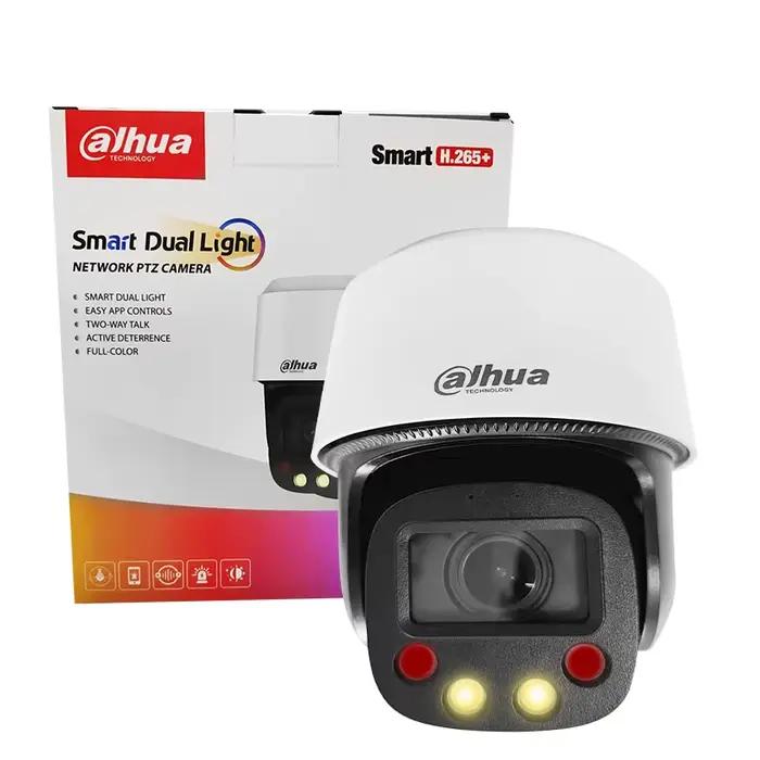 Dahua 4MP caméra PTZ couleur suivi automatique intelligent lumière chaude et son caméra d'avertissem