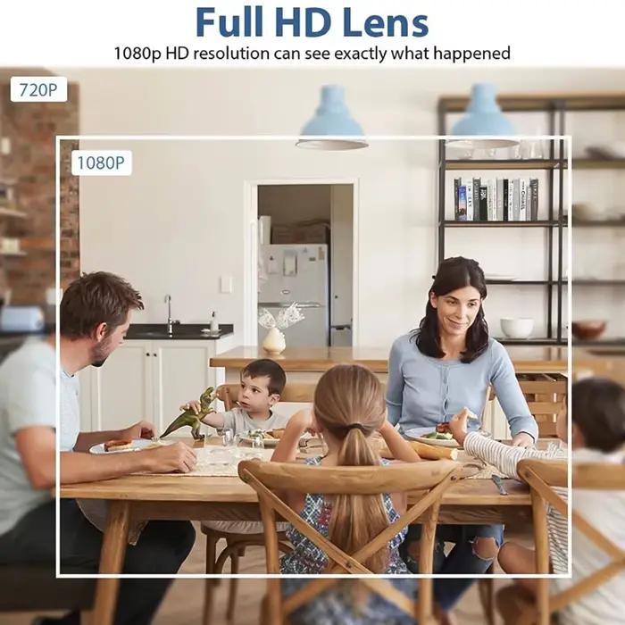 Caméra IP CUGUU Mini Caméra de Surveillance avec Détection de Mouvement pour Maison Bureau et Moniteur de Sommeil de Bébé Occasions Spéciales