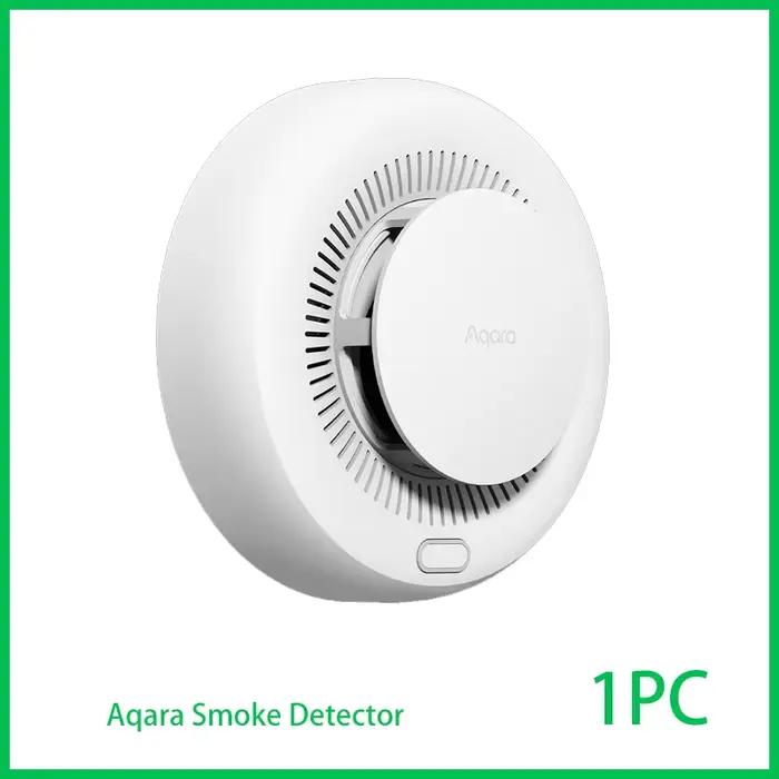 Détecteur de fumée Aqara Matter, capteur d'alarme incendie, moniteur Zigbee 3.0, alerte sonore, sécu