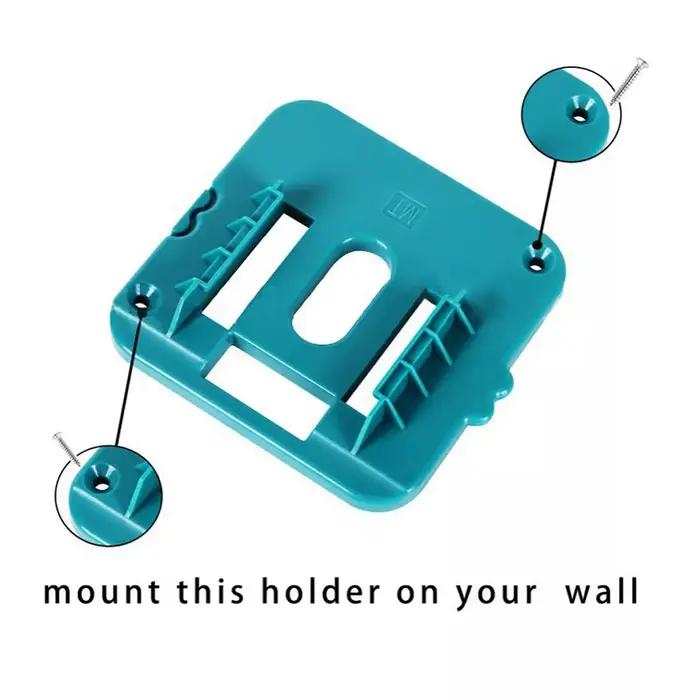 1-10 pièces support de batterie support mural pour 18V Makita BL1840 BL1830, support de batterie pour le stockage de batterie pour entrepôt, usine, camion