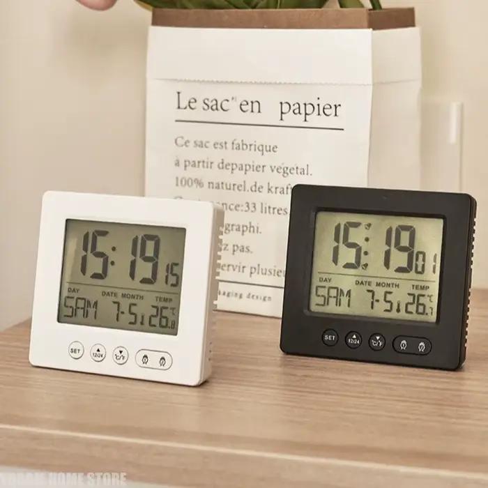Réveil radio numérique avec thermomètre