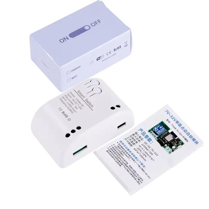 Alexa commutateur intelligent Tuya maison intelligente 1CH 10A sans fil Wifi
