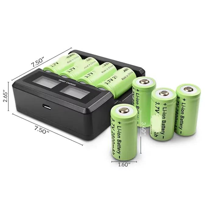 Batteries Li-ion rechargeables 3.7V 800mAh 16340 CR123A pour caméra de sécurité Arlo pour batterie 16340