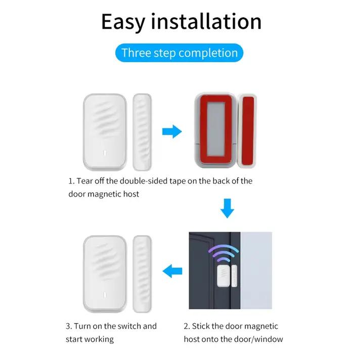 Détecteur de porte sans fil TTLock APP DS2/DS3 – Capteur