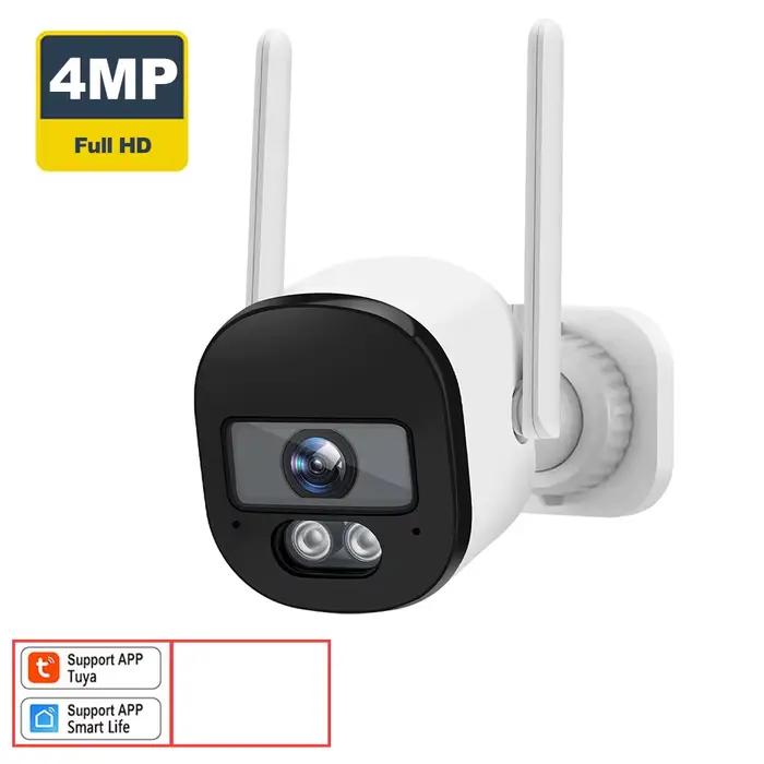 Tuya 4MP caméra de sécurité balle 2.4G/5G WiFi 2K caméras vidéo extérieures SmartLife Mini caméra de
