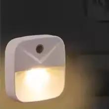 Veilleuse LED sans fil avec capteur de contrôle de la lumière, prise EU, pour bébés et enfants, écla