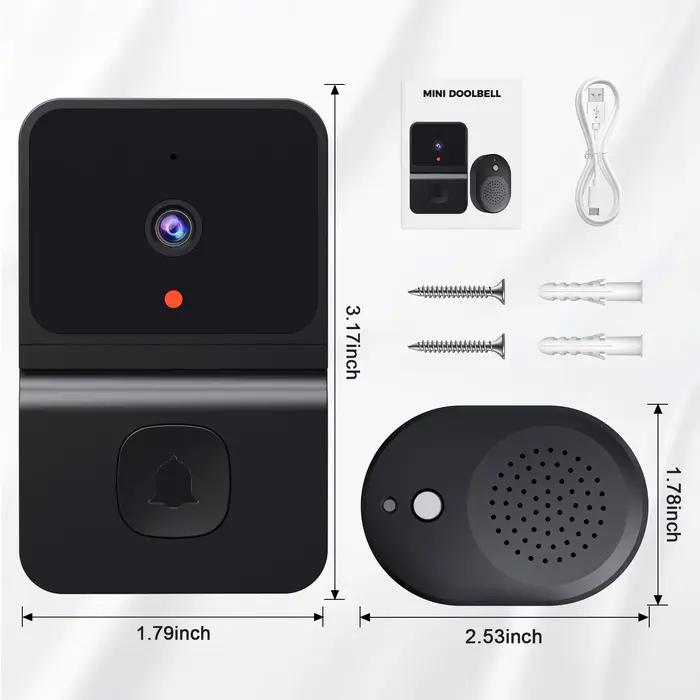 Sonnette sans fil WiFi extérieure avec caméra HD