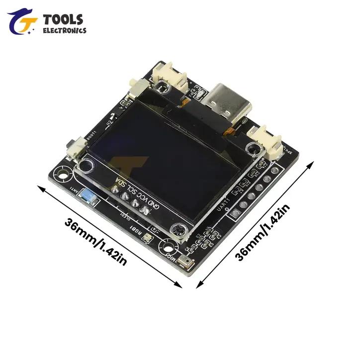 Module d'assistant vocal intelligent ESP32-C3 avec écran OLED 0.96 pouces pour projets de robotique et développement avancé en électronique
