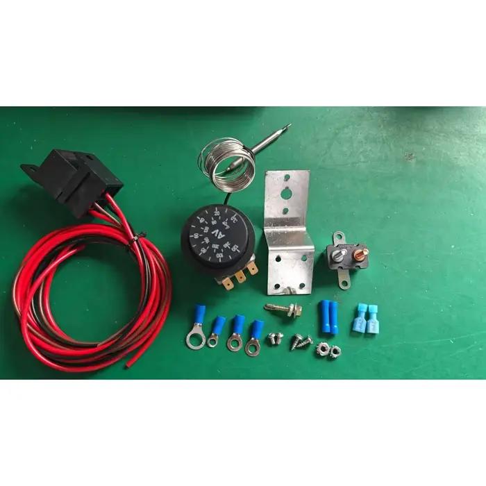 Contrôleur de température de Thermostat réglable pour ventilateur de refroidissement de moteur de radiateur de voiture