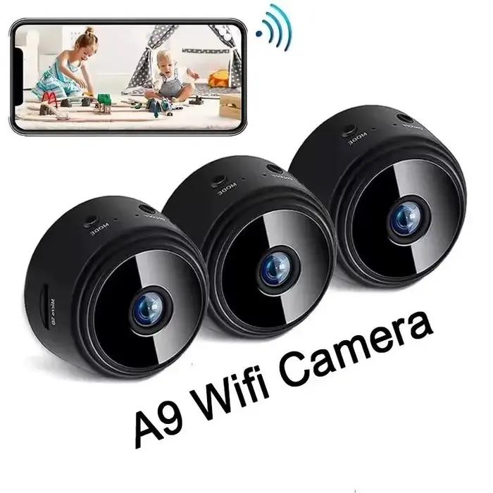 Mini caméra de surveillance A9 Full HD 1080P sans fil avec batterie intégrée pour surveillance discrète et efficace à domicile ou en entreprise
