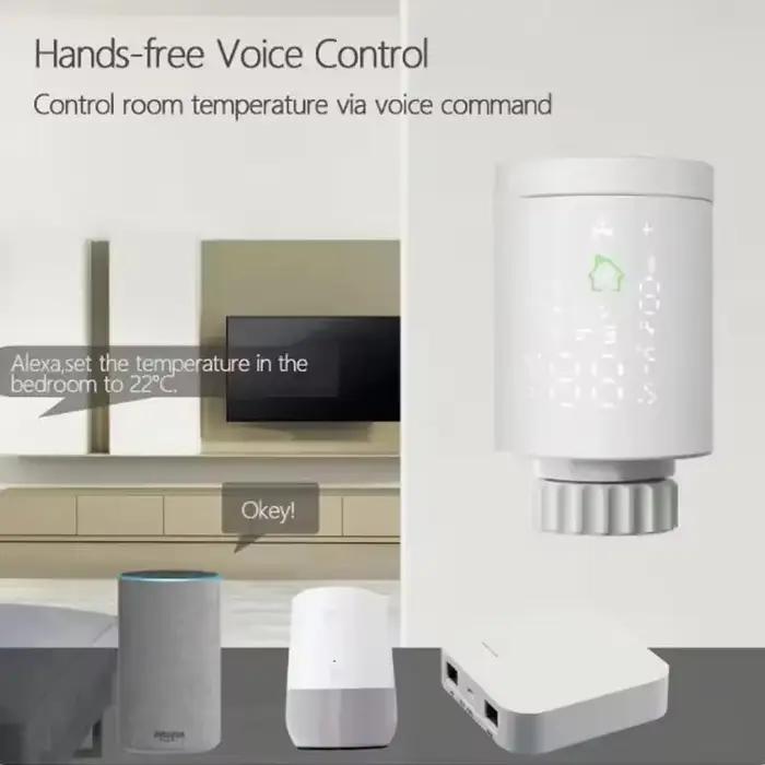Thermostat Intelligent radiateur Tuya Zigbee Wifi APP connecter