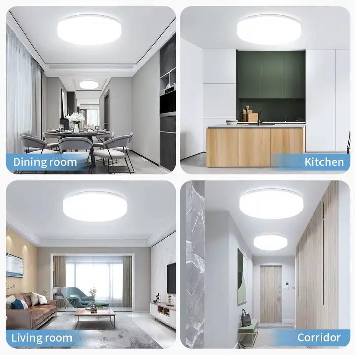 Plafonnier LED Rond Ultra-Mince Blanc Froid et Chaud