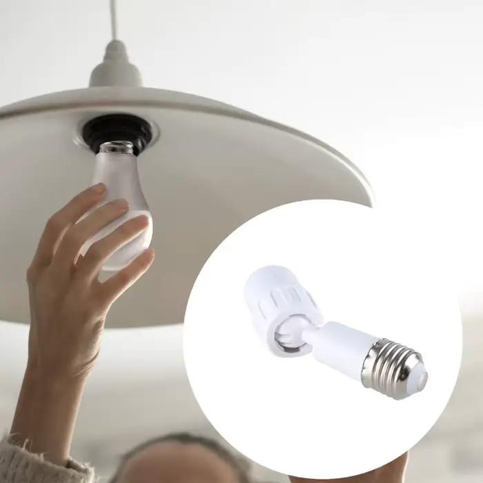 Adapteur d'extension de douille E27 luminaire rotatif 360 degrés base E27 réglable pour éclairage domestique et professionnel polyvalent