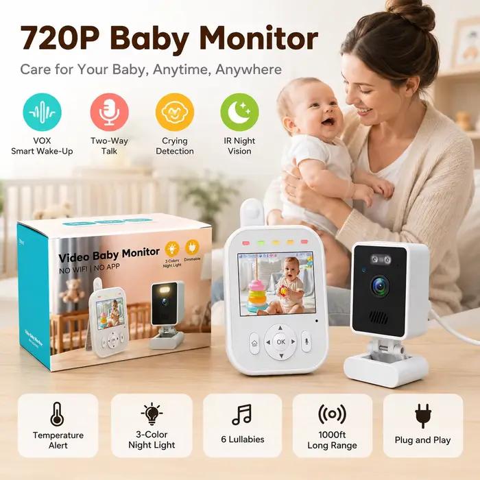 Babyphone intelligent avec caméra vidéo 2