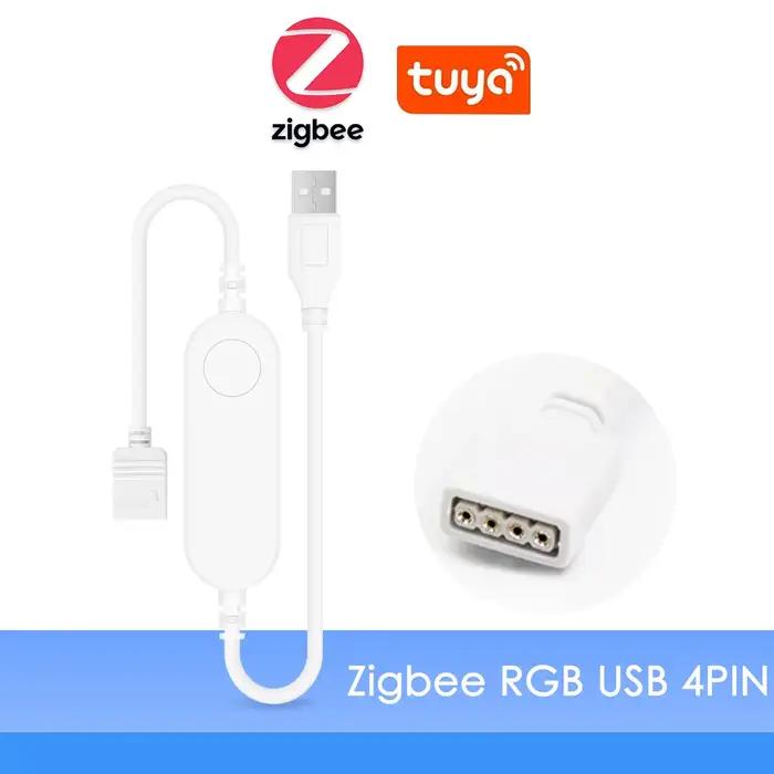 Zigbee-Contrôleur de bande LED RVB RGBW intelligent