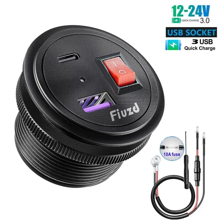 Prise usb automobile 12v