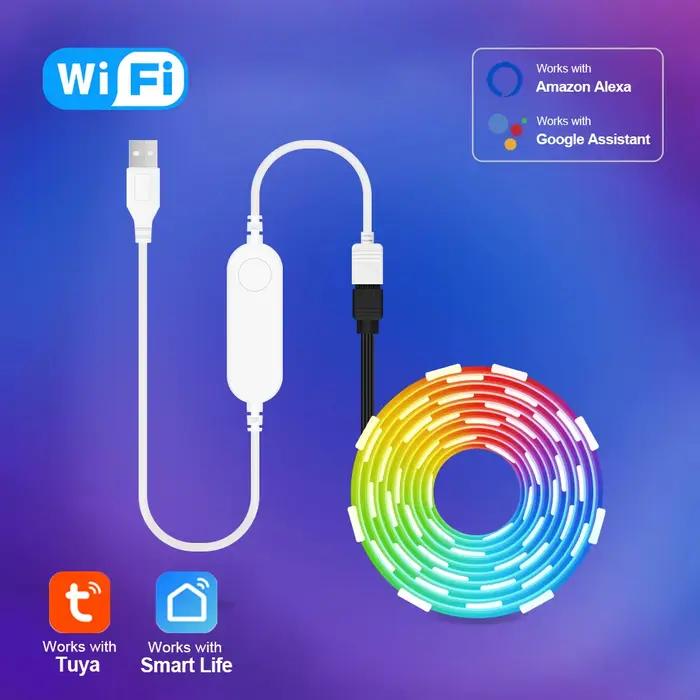 Bande lumineuse LED intelligente Coolo SMD RVB pour salon personnalisation technologie smart home occasionnelle
