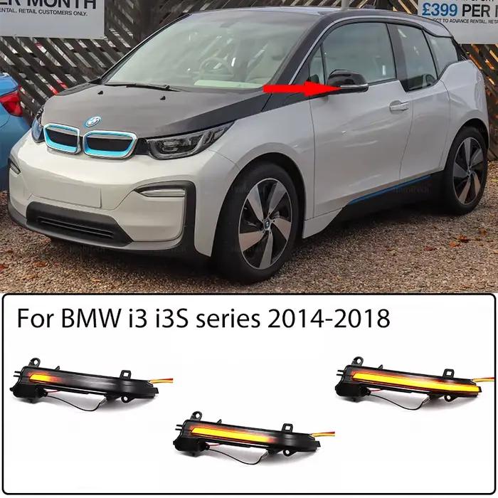Clignotant dynamique jaune de haute qualité pour BMW i3 i3S série 2014 – 2018, style de voiture