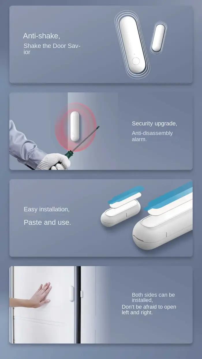 Capteur de porte et fenêtre Aqara P1 Zigbee 3.0 sécurité sans fil maison intelligente antivol application HomeKit protection efficace pour maison bureau magasin entretien facile installation rapide