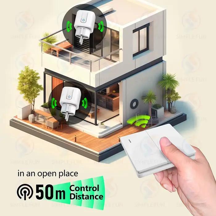 Maison intelligente télécommande sans fil prise interrupteur 16A EU FR
