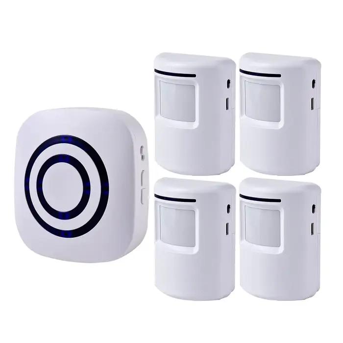 Sonnette sans fil avec capteur de mouvement 38 mélodies longue portée pour sécurité et ambiance harmonieuse maison entrée allée surveillance protection famille occasions spéciales