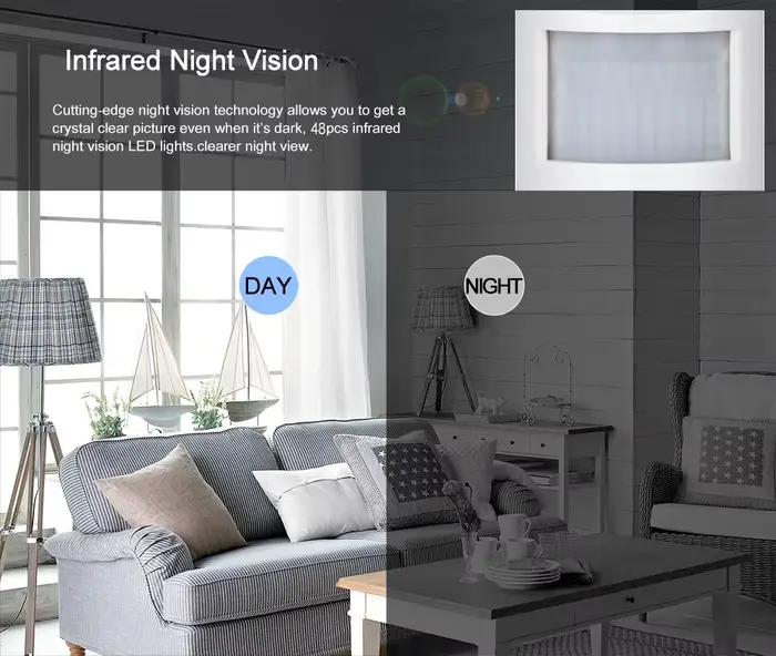 POE Audio 940nm ONVIF IR H.265 5MP caméra IP Mini PIR LED système de vidéosurveillance de sécurité intérieure Surveillance vidéo IPC HD Cam P2P HiEasy
