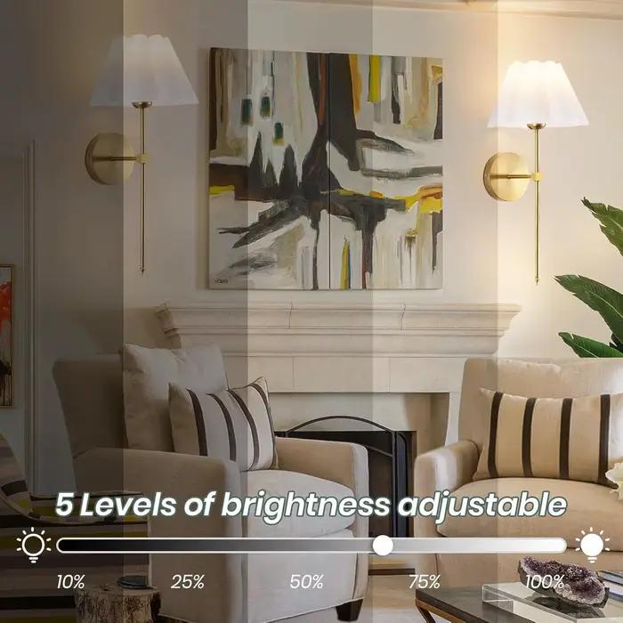 Applique murale moderne à chargement sans fil avec éclairage RGB détachable pour salon chambre à coucher chevet
