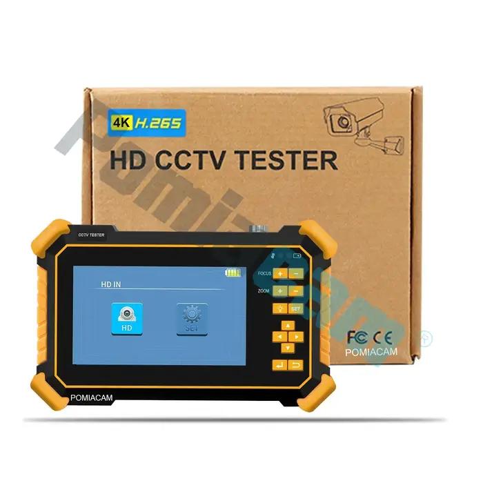 Testeur de caméra coaxiale HD 4K 4.3 pouces avec écran TFT-LCD pour installation de caméras sécuritaires analogiques et numériques compatibles avec 8MP CVI TVI AHD occasions professionnelles