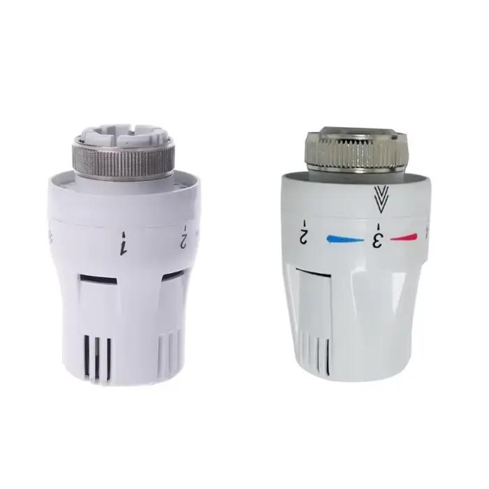 Chauffage liquide de type droit réglable de soupape de commande thermostatique de radiateur