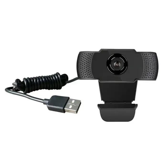 Webcam dtvane 1080P Full HD avec Lumière de Remplissage LED et Microphone Intégré pour Vidéoconférence et Prise de Vue Professionnelle Occasions Spéciales