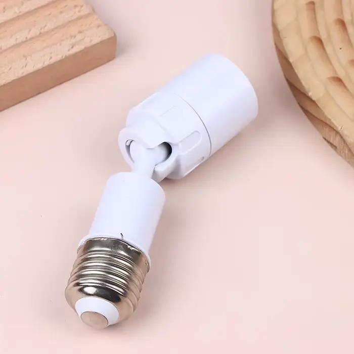 Adaptateur d'extension de douille LED universel E27 vers E27 rotatif à 360 degrés pour luminaire à offrir pour la maison occasions spéciales