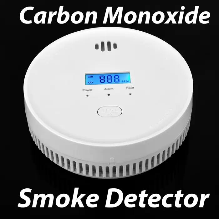 Détecteur de fumée Capteur de monoxyde de carbone composite SMARSECUR 10 ans de batterie 2 en 1 Alar