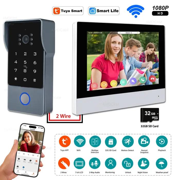 Système d'interphone vidéo à 2 fils