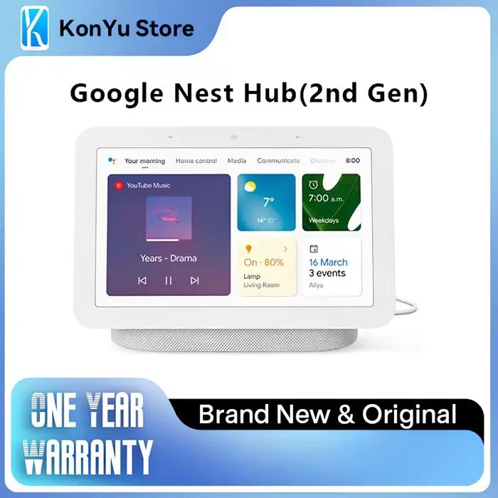 Contrôleur de maison intelligente d'origine Google NEST HUB (2e génération)