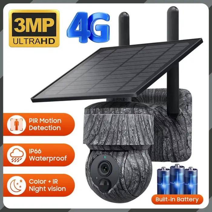 Caméra de suivi des sentiers sans fil à énergie solaire WIFI 4G