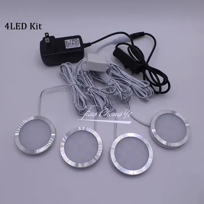 Lumière d'armoire LED 2W avec adaptateur d'alimentation DC 12V