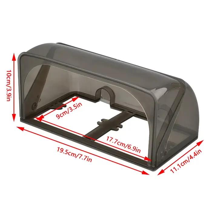 Boîte étanche auto-arrosable en cuir synthétique pour prise murale, couvercle de prise électrique, double interrupteur, protection contre les éclaboussures, type 86 pour diverses pièces et occasions spéciales