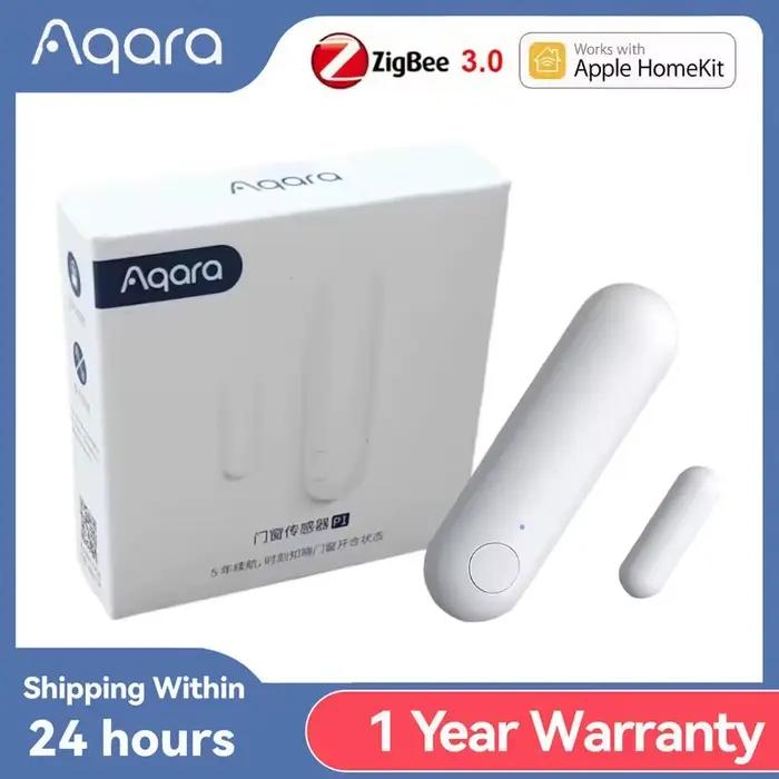 Capteur de porte et fenêtre Aqara P1 Zigbee 3.0 sécurité sans fil maison intelligente antivol application HomeKit protection efficace pour maison bureau magasin entretien facile installation rapide