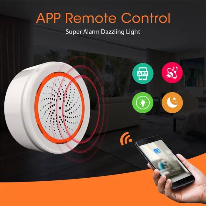 Coolcam – sirène d'alarme intelligente Tuya Zigbee