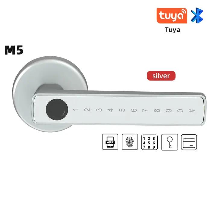 RAYKUBE M5 Tuya BLE serrure de porte intelligente à empreintes digitales