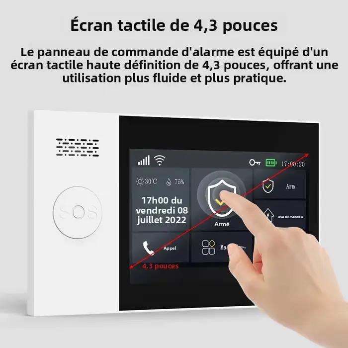 Système d'alarme de sécurité domestique intelligent PGST 4G GSM WIFI