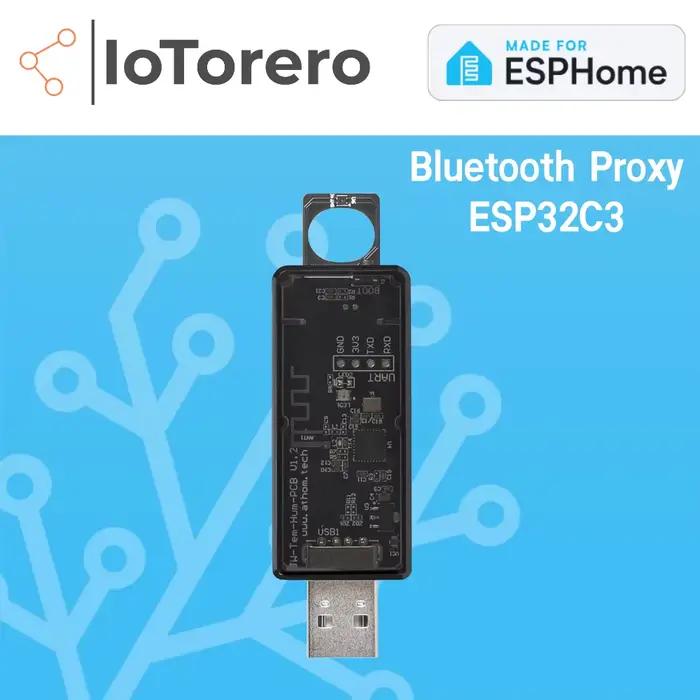 IoTorero fabriqué pour le capteur de température et d'humidité ESPHome ESP32C3 fonctionne avec l'ass