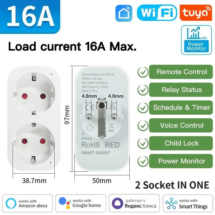 TNCE TUYA prise ue wifi ou zigbee3.0