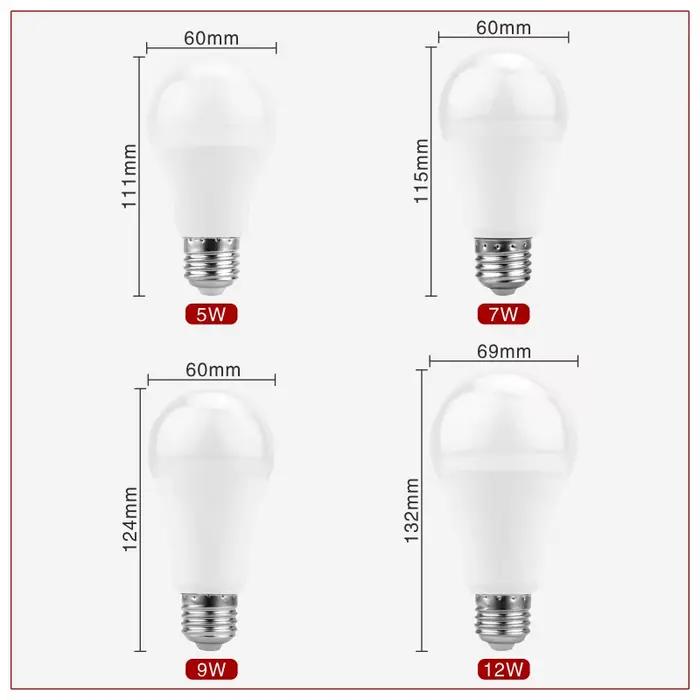 Ampoule du crépuscule à l'aube E27 5W 7W 9W 12W